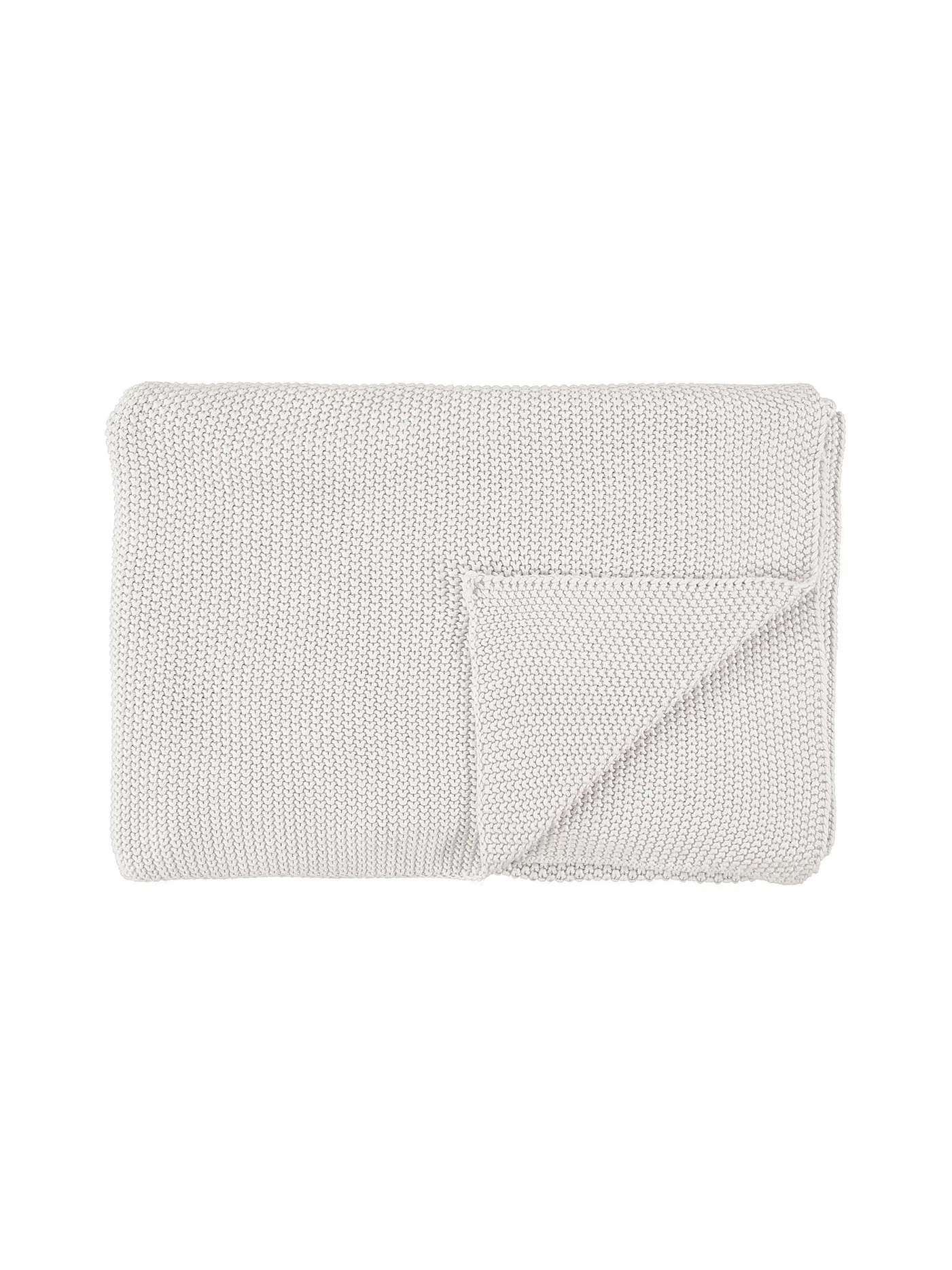 MARC O'POLO HOME | Tagesdecke - Plaid Nordic Knit 130x170cm Garden Green | creme